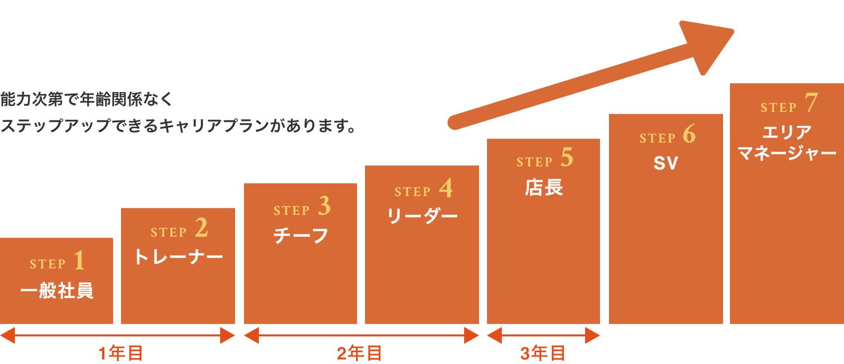 キャリアプランのイメージ図